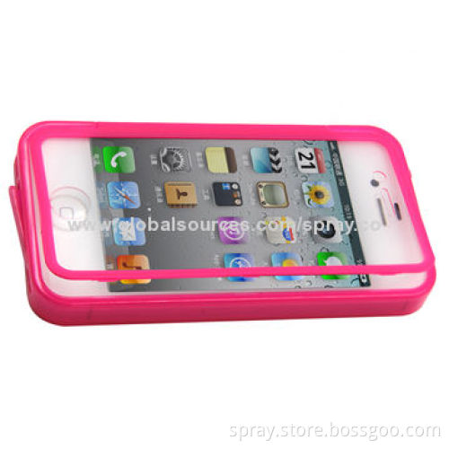 Slim Fit Flip Case Premium TPU Cover for iPhone 4/4S